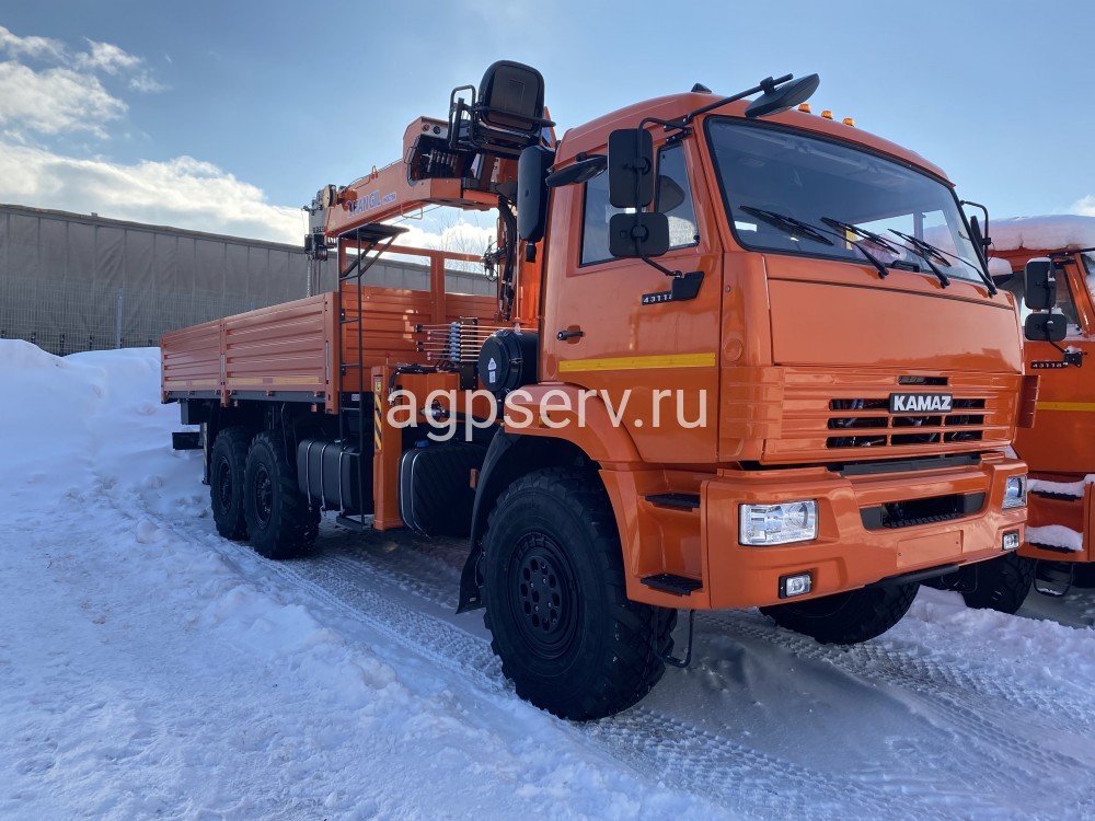 Автомобиль бортовой 438240 на шасси Камаз  43118-73094-50  с КМУ HANGIL HGC756