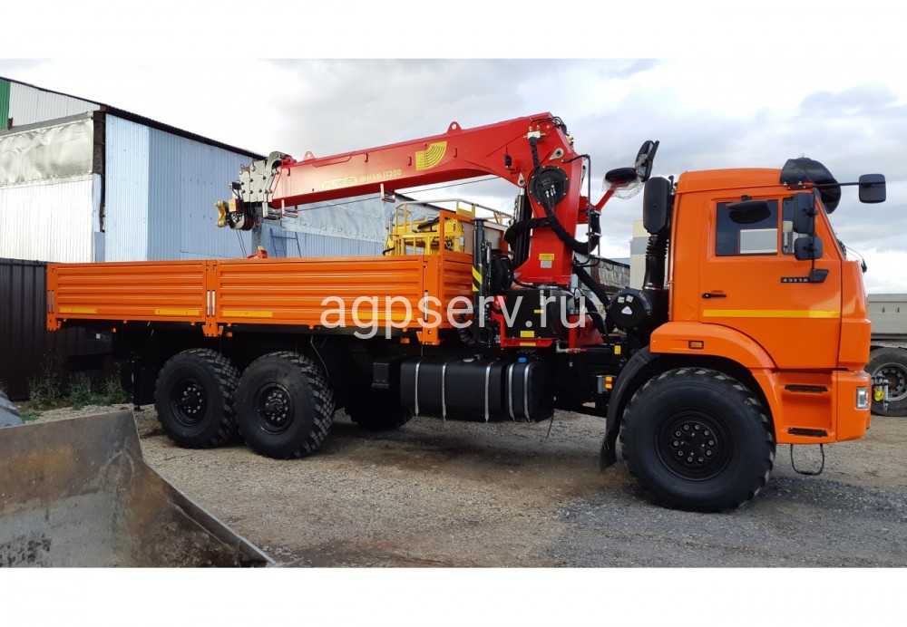 Автомобиль бортовой 438240 на шасси Камаз 43118-23027-50 с КМУ с INMAN IT 200