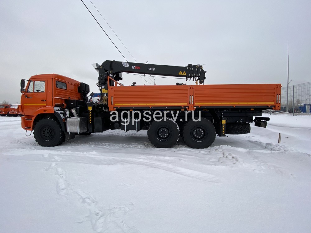 Автомобиль бортовой 438240 на шасси Камаз  43118-23027-50  с КМУ HIAB 160TM
